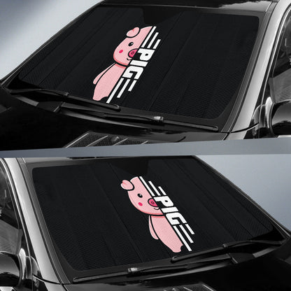 Cute Pig Print Car Auto Sun Shades