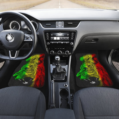 Amazing Gift Ideas Rasta Lion Roaring Car Floor Mats Style