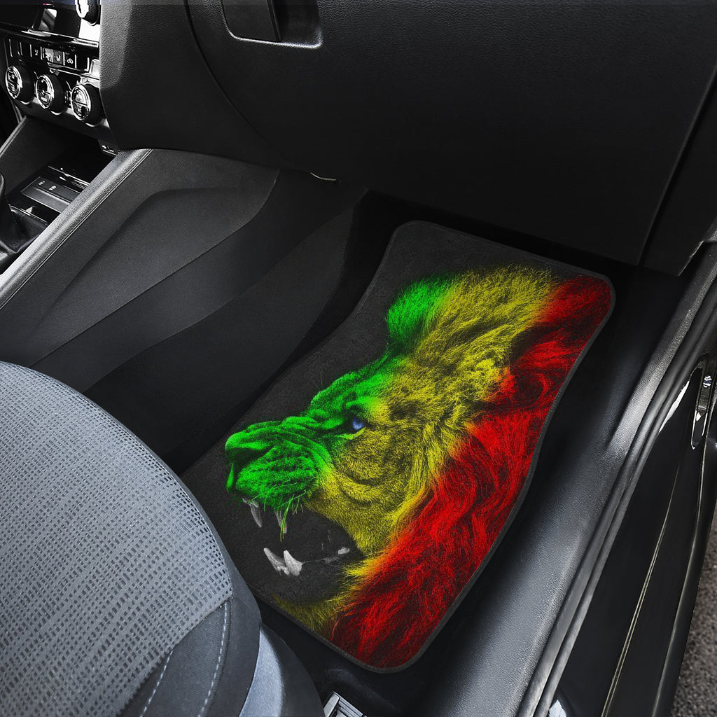 Amazing Gift Ideas Rasta Lion Roaring Car Floor Mats Style