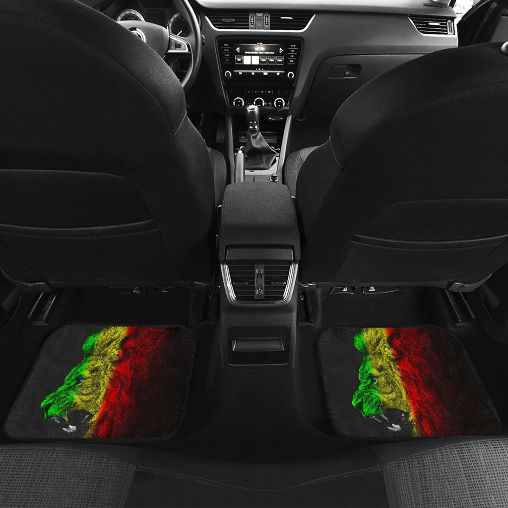 Amazing Gift Ideas Rasta Lion Roaring Car Floor Mats Style