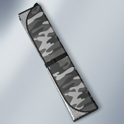 Grey Camouflage Car Auto Sun Shades