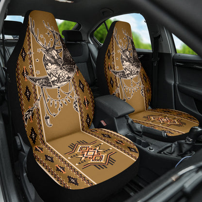 Deer Boho Seamless Car Seat Covers