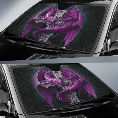 Purple Dragon Car Auto Sun Shades