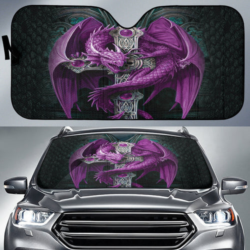 Purple Dragon Car Auto Sun Shades