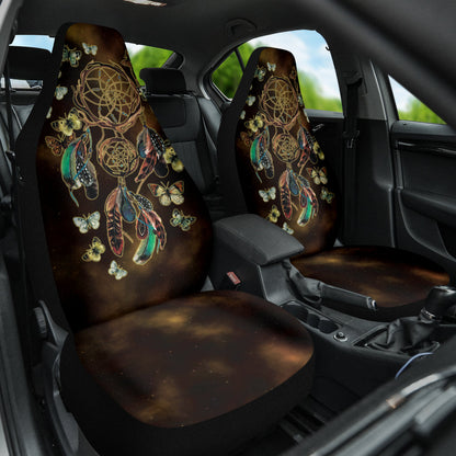 Print Dreamcatcher Butterfly Boho Universal Car Seat Covers