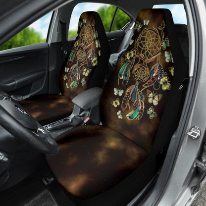 Print Dreamcatcher Butterfly Boho Universal Car Seat Covers