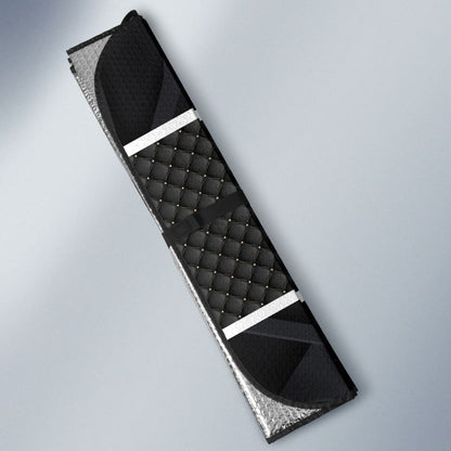 Amazing Volvo Black Themed Printed Car Auto Sun Shades