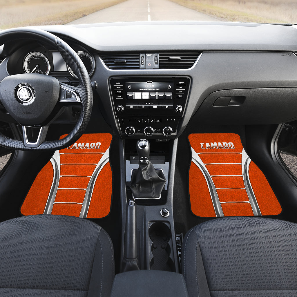 Camaro Hugger Orange Car Floor Mats