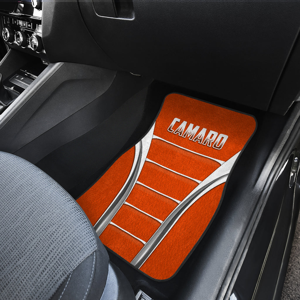 Camaro Hugger Orange Car Floor Mats