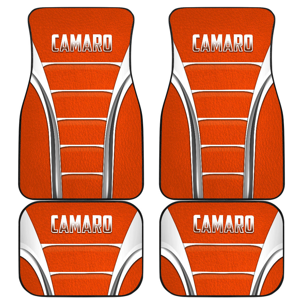 Camaro Hugger Orange Car Floor Mats