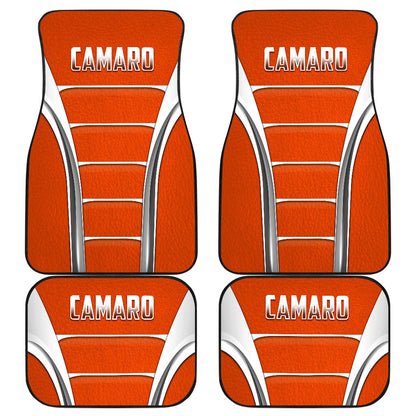 Camaro Hugger Orange Car Floor Mats
