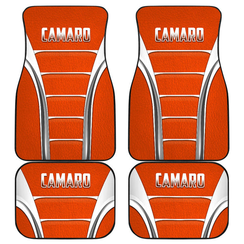 Camaro Hugger Orange Car Floor Mats
