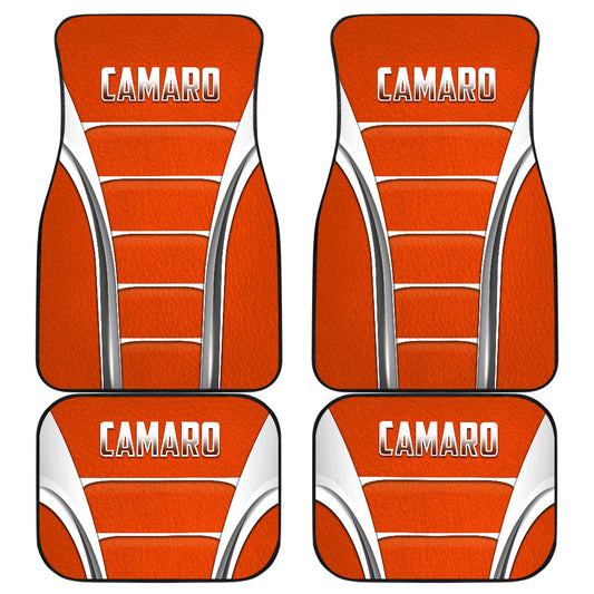 Camaro Hugger Orange Car Floor Mats