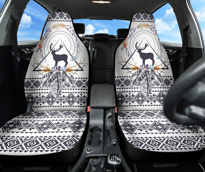 Deer Boho Pattern Car Seat Covers