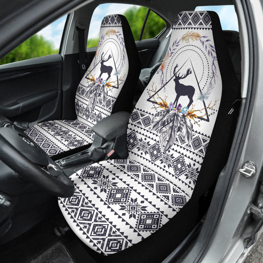 Deer Boho Pattern Car Seat Covers