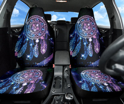 Print Dreamcatcher Boho Galaxy Light Universal Car Seat Covers