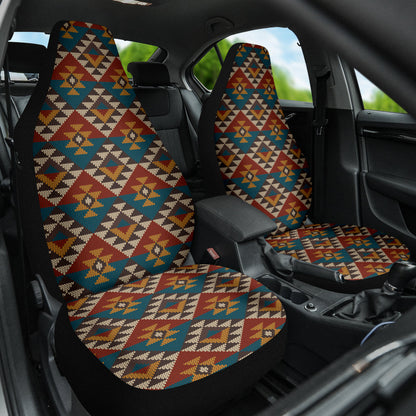 Colorful Boho Chic Bohemian Aztec Pattern Car Seat Covers