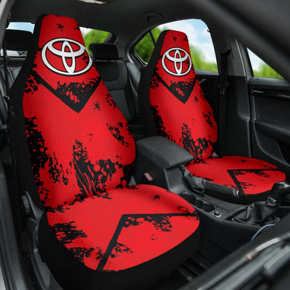 Red And Black Toyota Amazing Style Car Seat Covers Custom