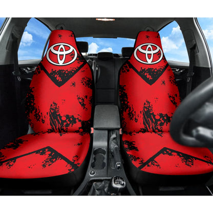 Red And Black Toyota Amazing Style Car Seat Covers Custom