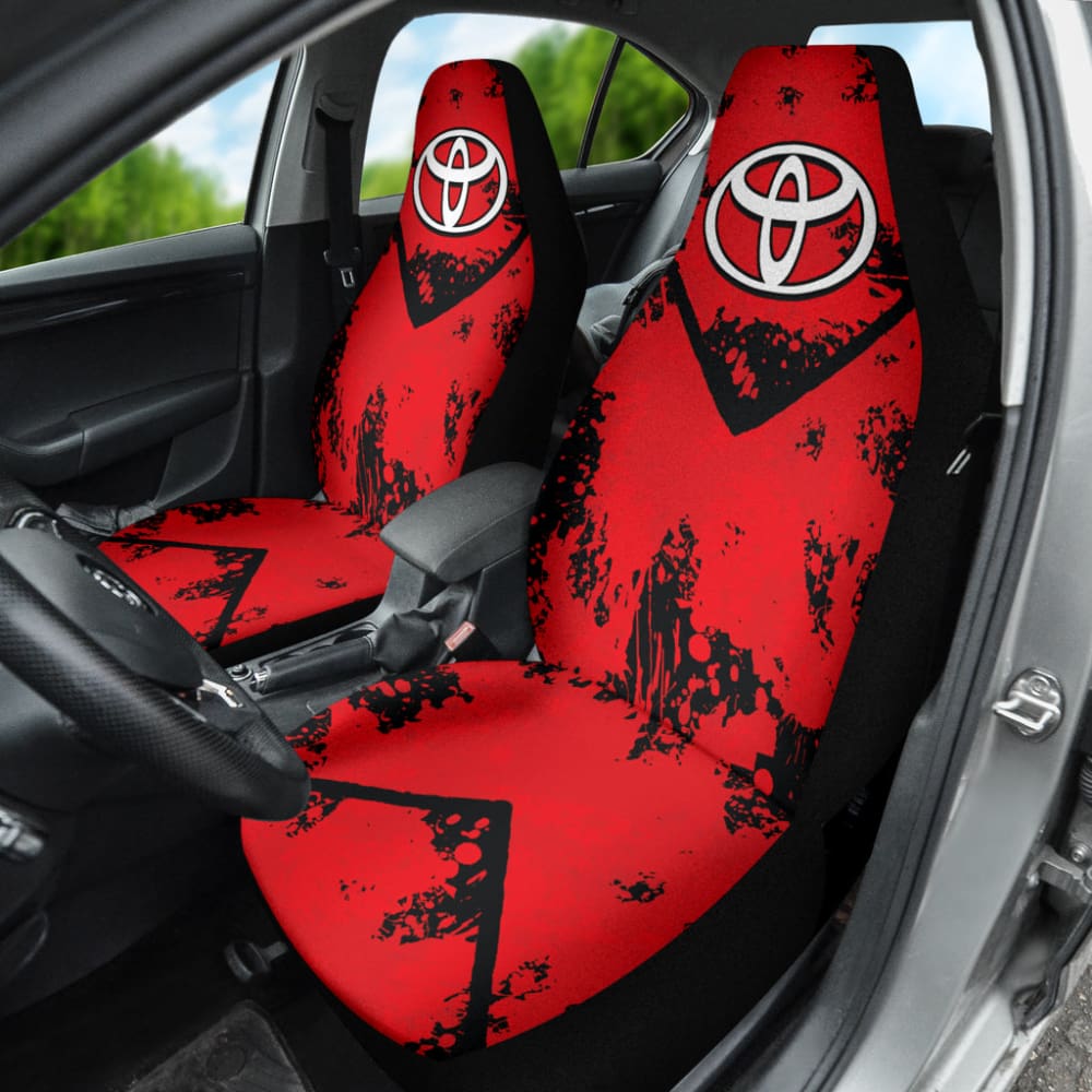 Red And Black Toyota Amazing Style Car Seat Covers Custom