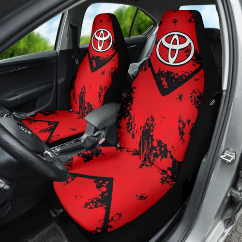Red And Black Toyota Amazing Style Car Seat Covers Custom