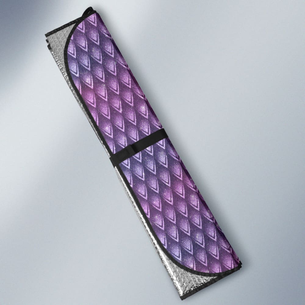 Dragon Glitter Purple Car Auto Sun Shades