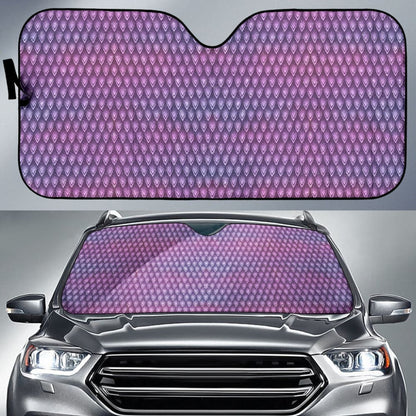 Dragon Glitter Purple Car Auto Sun Shades