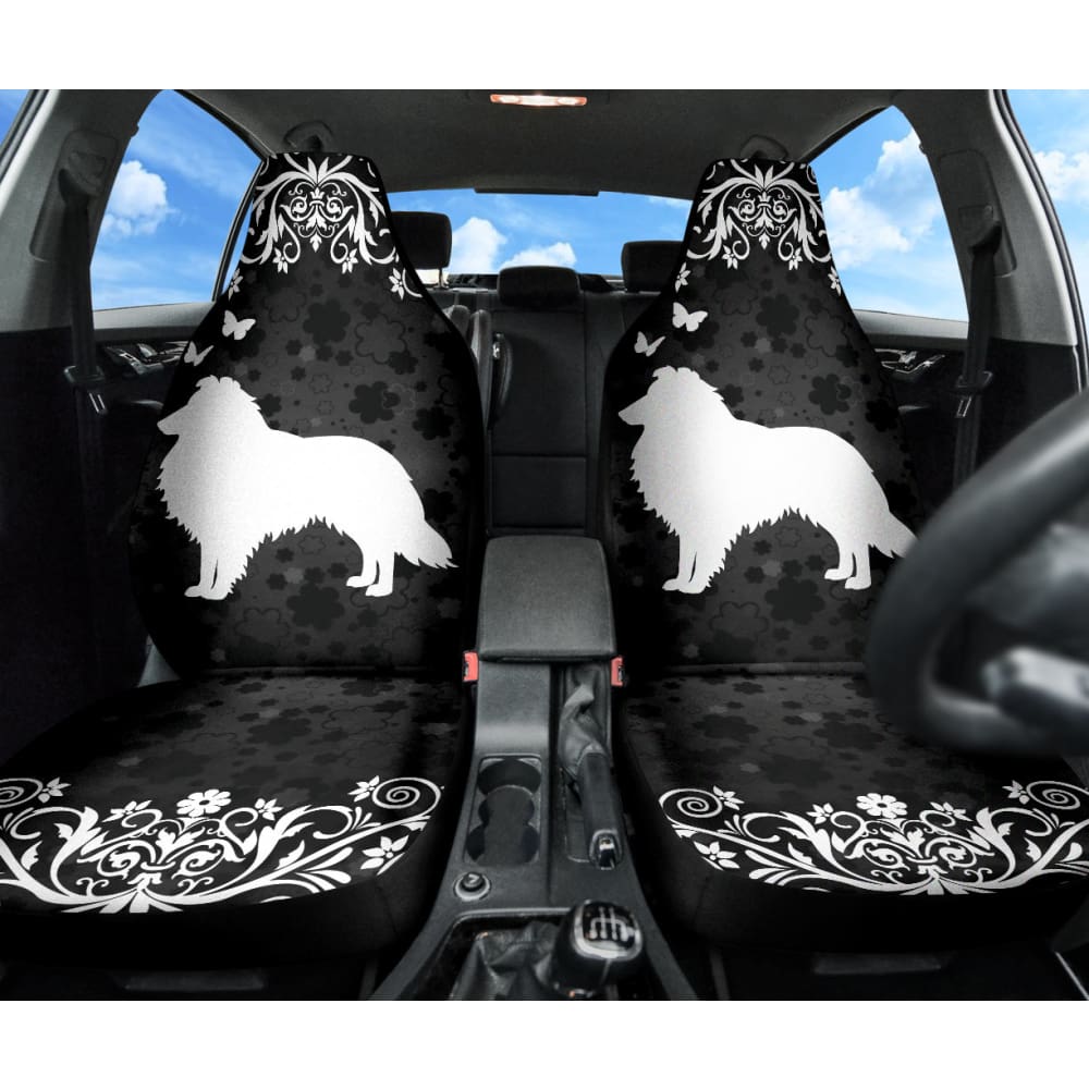 Amazing Shetland Sheepdog Print Car Seat Covers Custom