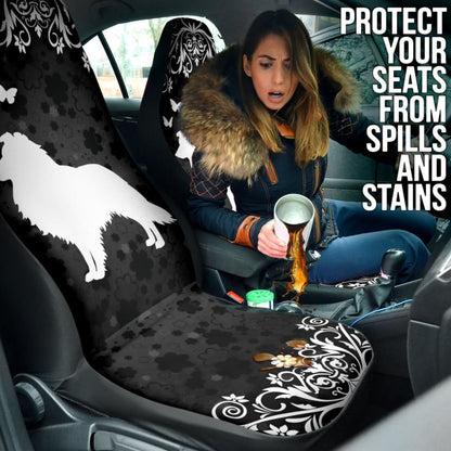 Amazing Shetland Sheepdog Print Car Seat Covers Custom