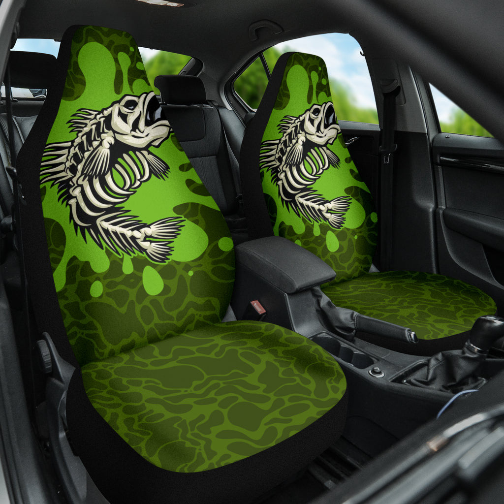 Fish Bone Poison Fishing Car Seat Covers