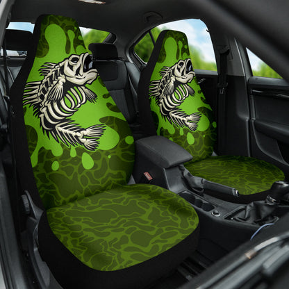 Fish Bone Poison Fishing Car Seat Covers