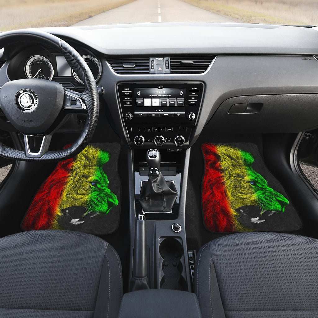 Amazing Gift Ideas Rasta Lion Roaring Car Floor Mats Style