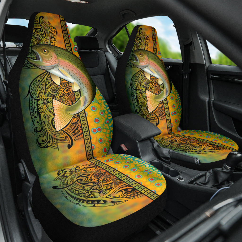 Amazing Gift Idea Trout Fish Colorful Pattern Car Seat Covers