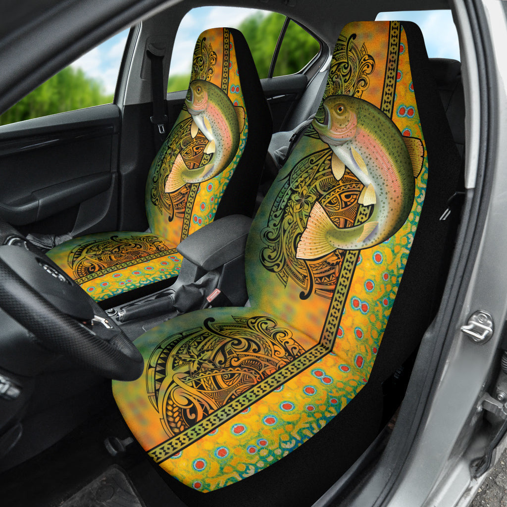 Amazing Gift Idea Trout Fish Colorful Pattern Car Seat Covers
