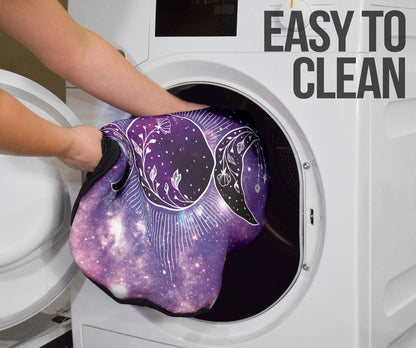 Witch Black Cat Glalaxy Car Seat Covers