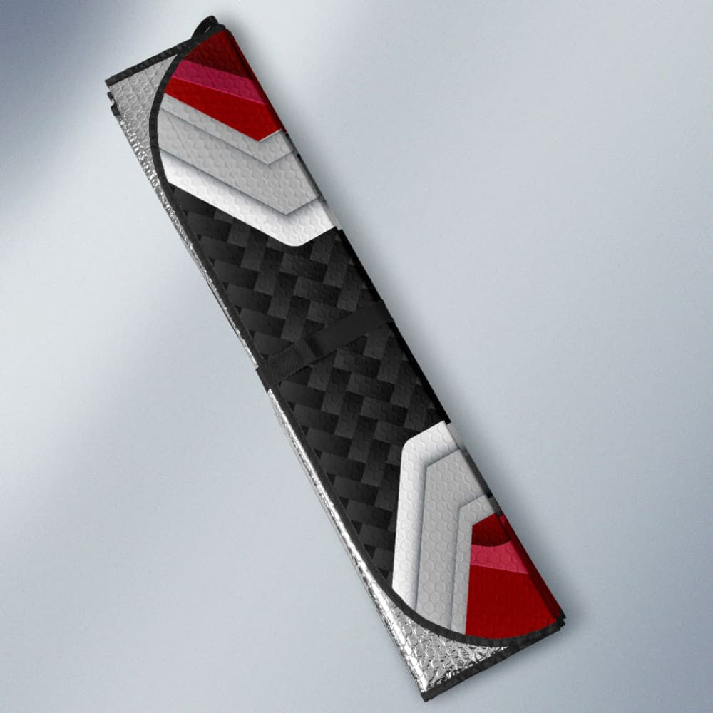 Amazing Volvo Red Black Themed Printed Car Auto Sun Shades