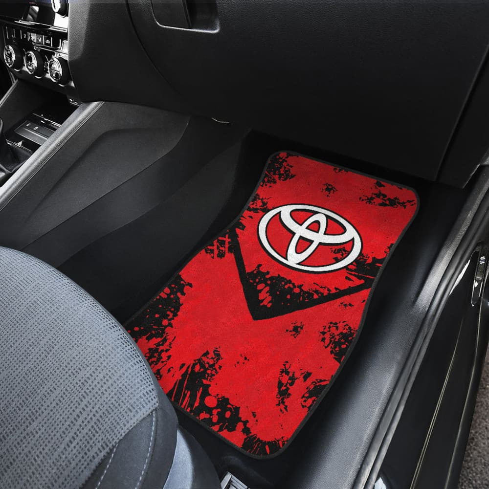 Red And Black Toyota Amazing Style Car Floor Mats Custom