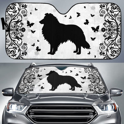 Amazing Shetland Sheepdog Print Car Auto Sun Shades