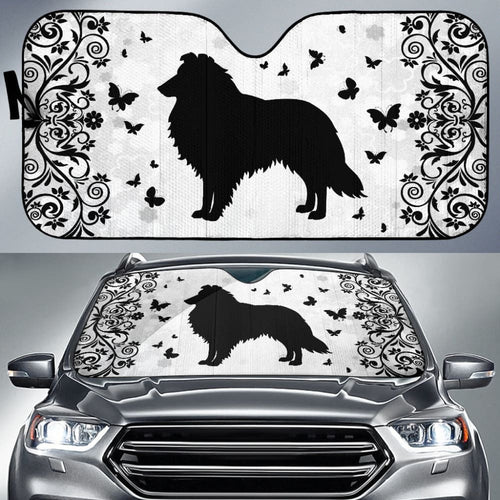 Amazing Shetland Sheepdog Print Car Auto Sun Shades