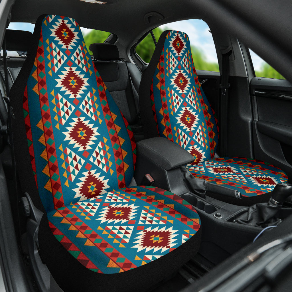 Colorful Boho Chic Bohemian Aztec Car Seat Covers