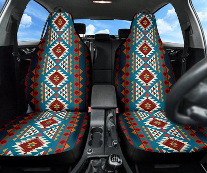 Colorful Boho Chic Bohemian Aztec Car Seat Covers