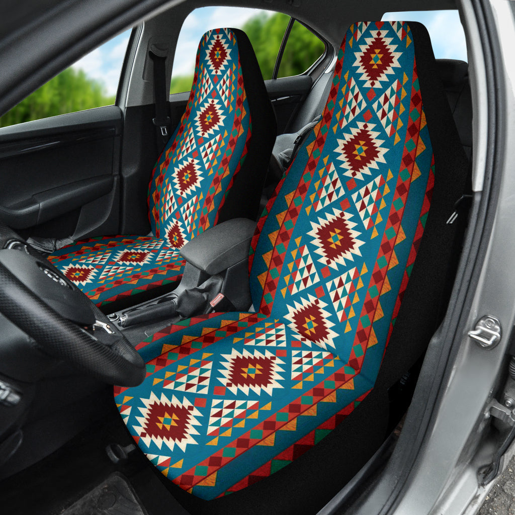 Colorful Boho Chic Bohemian Aztec Car Seat Covers