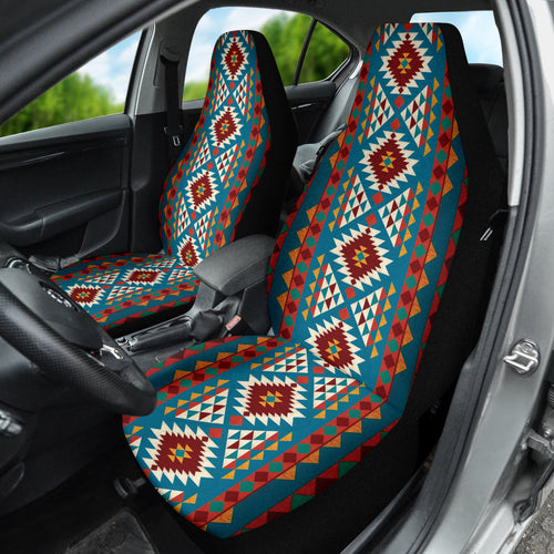 Colorful Boho Chic Bohemian Aztec Car Seat Covers