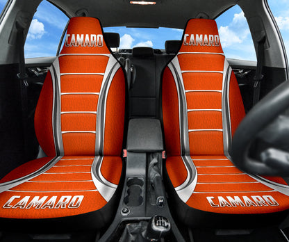 Camaro Hugger Orange Car Seat Covers