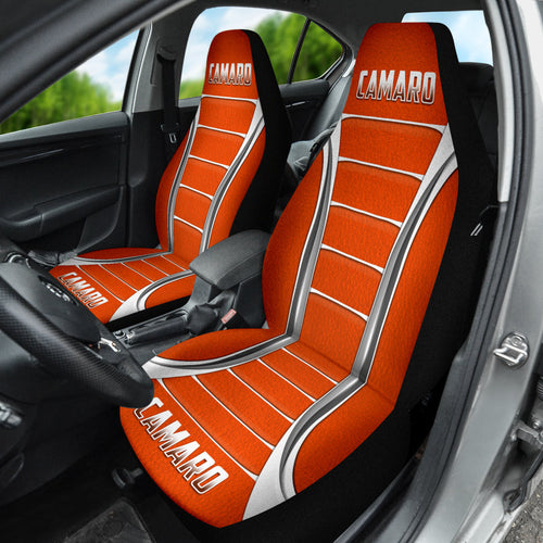 Camaro Hugger Orange Car Seat Covers