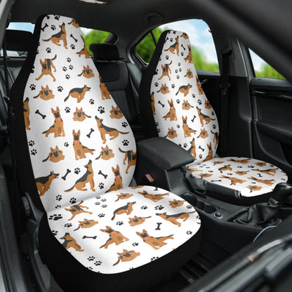 German Shepherd Print Car Seat Covers