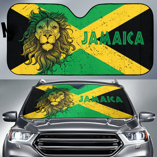 Jamaica Lion Car Auto Sun Shades Flag Version Amazing