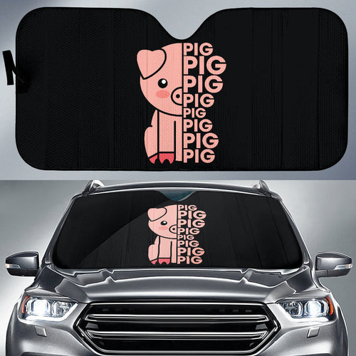 Lovely Pig Car Auto Sun Shades