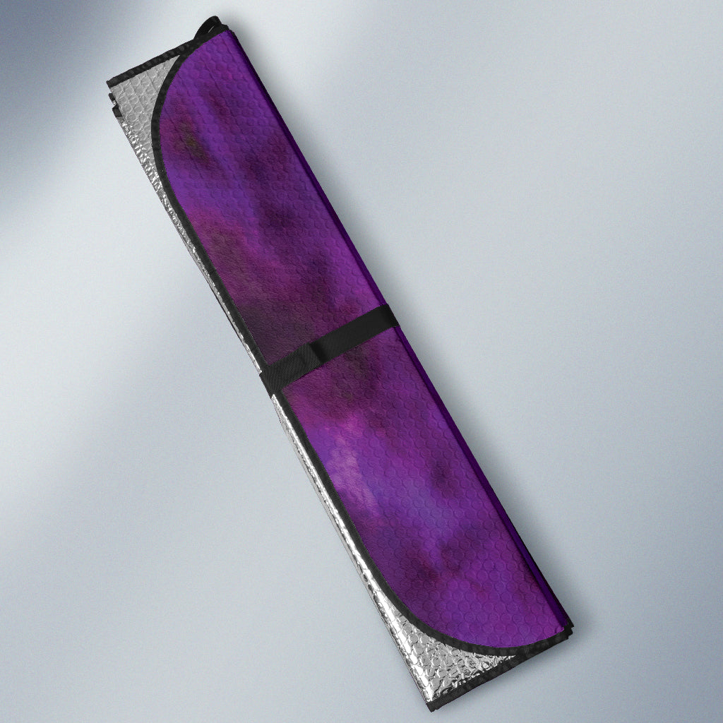 Purple Tie Dye Grunge Car Auto Sun Shades Car Accessories