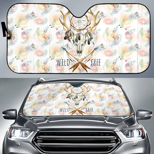 Deer Boho Dream Catcher Wild Free Car Auto Sun Shades